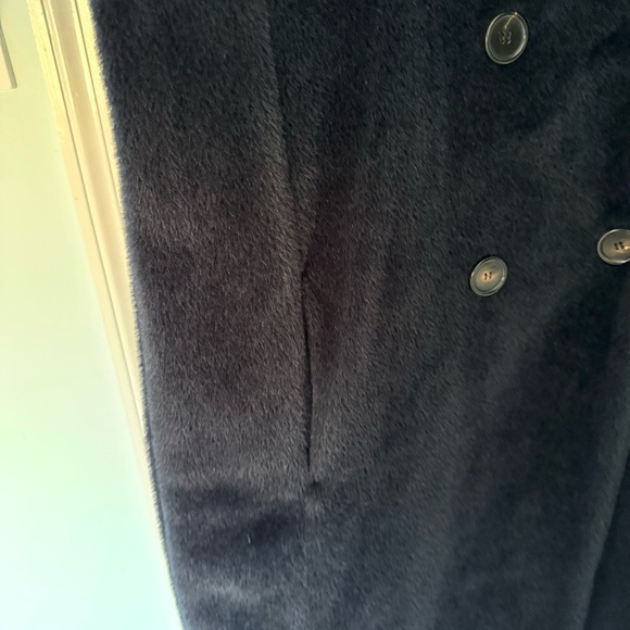 Max Mara Roseto Navy Blue Coat IT 42 US 6 - Picture 9 of 16